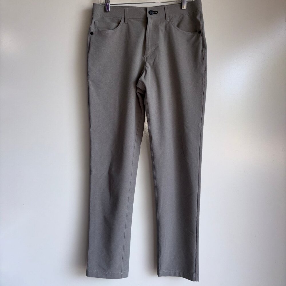 Public Rec Pants Men's 31x30 Gray Dealmaker 5-Pocket Performance Casual Golf